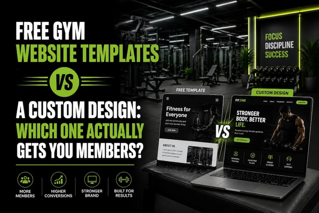 Free Gym Website Templates vs a Custom Design